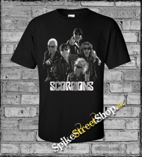 SCORPIONS - Band - čierne pánske tričko