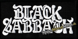 BLACK SABBATH - B&W Logo - nažehlovacia nášivka