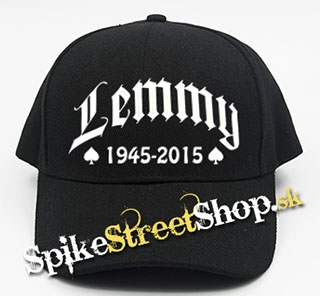 LEMMY - 1945-2015 - čierna šiltovka (-30%=AKCIA)