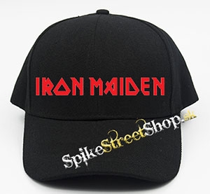 IRON MAIDEN - Red Logo - čierna šiltovka (-30%=AKCIA)