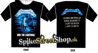 METALLICA - Ride The Lighting - čierne pánske tričko