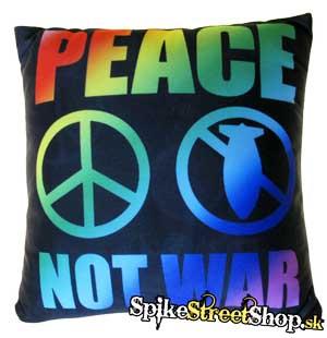 PEACE NOT WAR - vankúš Výpredaj!!!!