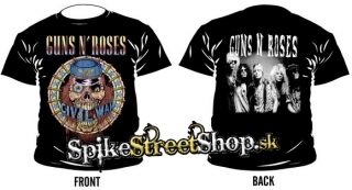 GUNS N ROSES - Civil War - čierne pánske tričko