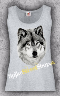 WOLF GREY - Ladies Vest Top