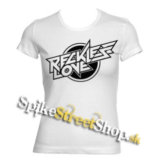 RECKLESS LOVE - Logo - biele dámske tričko