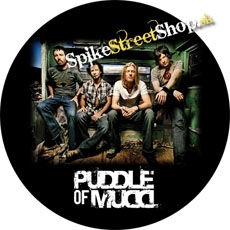 PUDDLE OF MUDD - Logo & Band - čierny odznak