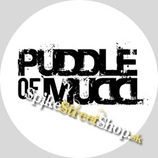 PUDDLE OF MUDD - Black Logo - čierny odznak