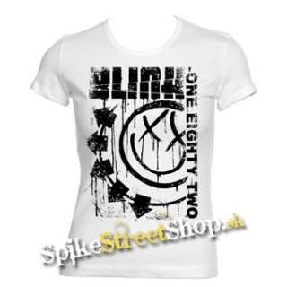 BLINK 182 - Spelled Out - biele dámske tričko