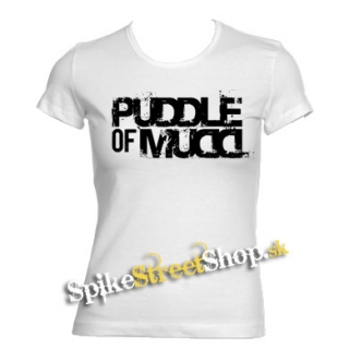 PUDDLE OF MUDD - Logo - biele dámske tričko