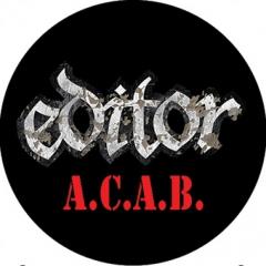 EDITOR - A.C.A.B. - odznak