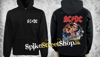 AC/DC - Are You Ready - čierna pánska mikina na zips