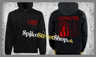 CANNIBAL CORPSE - Kill - čierna pánska mikina na zips