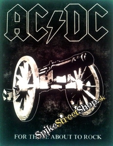 AC/DC - For Those About To Rock - chrbtová nášivka