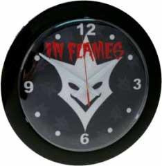 IN FLAMES - Skull - nástenné hodiny