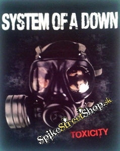 SYSTEM OF A DOWN - Toxicity Gas Mask - chrbtová nášivka
