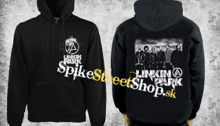 LINKIN PARK - Band - čierna pánska mikina na zips