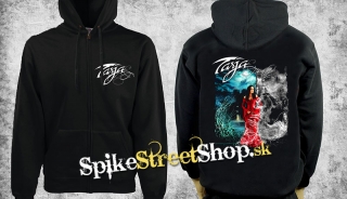 TARJA - čierna pánska mikina na zips