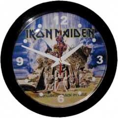 IRON MAIDEN - Somewhere Back In Time - nástenné hodiny