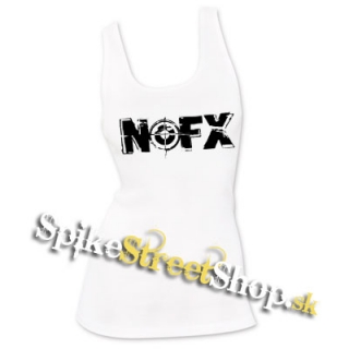 NOFX - Logo - Ladies Vest Top - biele
