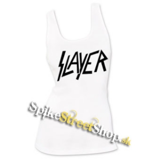 SLAYER - Logo - Ladies Vest Top - biele