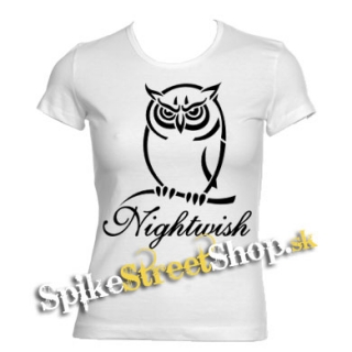 NIGHTWISH - Owl - biele dámske tričko