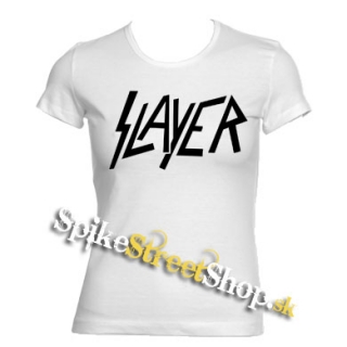 SLAYER - Logo - biele dámske tričko