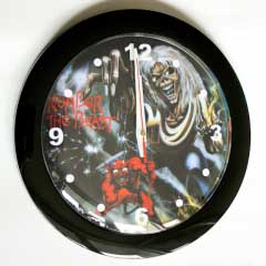 IRON MAIDEN - The Number Of The Beast - nástenné hodiny