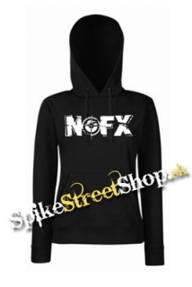NOFX - Logo - čierna dámska mikina