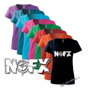 NOFX - Logo - farebné dámske tričko