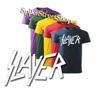 SLAYER - Logo - farebné pánske tričko