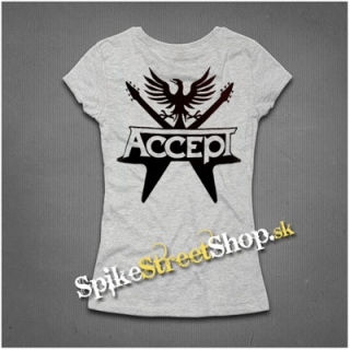 ACCEPT - Sign - šedé dámske tričko