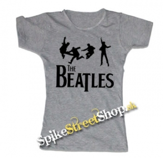 BEATLES - Jump - šedé dámske tričko