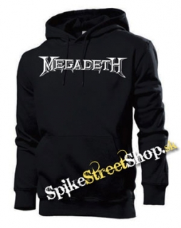 MEGADETH - Logo - čierna pánska mikina