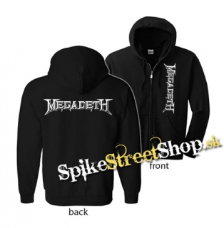 MEGADETH - Logo - mikina na zips