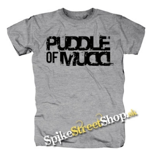PUDDLE OF MUDD - Logo - sivé pánske tričko