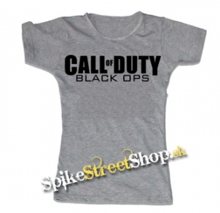 CALL OF DUTY - Black Ops - šedé dámske tričko