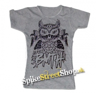 BRING ME THE HORIZON - Owl - šedé dámske tričko