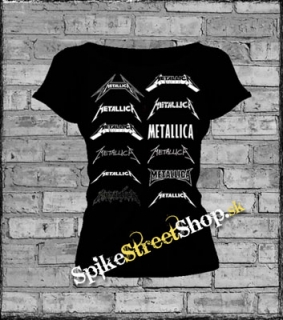 METALLICA - Logos - dámske tričko