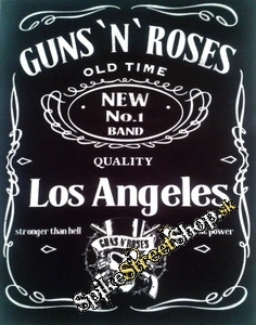 GUNS N ROSES - Jack Daniels Motive - chrbtová nášivka