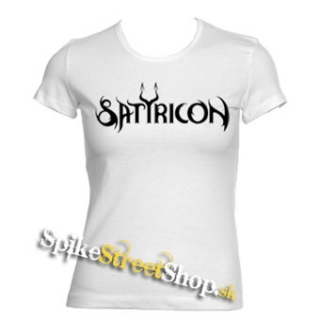 SATYRICON - Logo - biele dámske tričko