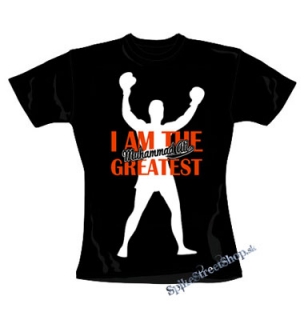MUHAMMAD ALI - I Am The Greatest - čierne dámske tričko