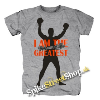 MUHAMMAD ALI - I Am The Greatest - sivé pánske tričko