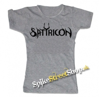 SATYRICON - Logo - šedé dámske tričko