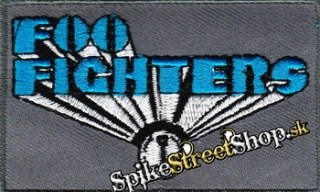 FOO FIGHTERS - Blue Logo - nažehlovacia nášivka