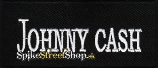 JOHNNY CASH - B&W Logo - nažehlovacia nášivka