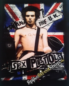 SEX PISTOLS - Anarchy in The U.K. - chrbtová nášivka