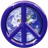 PEACE - Earth -  odznak