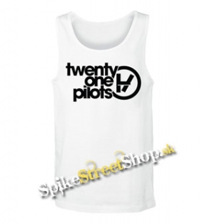 TWENTY ONE PILOTS - Logo - Mens Vest Tank Top - biele