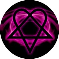 HEARTAGRAM - Motive 1 - okrúhla podložka pod pohár