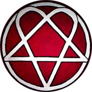 HEARTAGRAM - Motive 4 - okrúhla podložka pod pohár